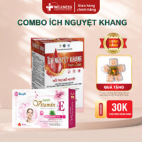 Combo ích huyết khang điều hòa kinh nguyệt, vitamin e đỏ ổn định nội tiết tố nữ