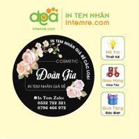 Combo In Tem Nhãn Giấy Decal Dán Intemre.com Thiết Kế Theo Yêu Cầu Số Lượng Nhiều Khổ A3