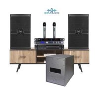Combo Karaoke Cục Đẩy DBACOUSTIC B2800 + Vang Số JBL KX 180 + Loa Karaoke WHARFEDALE PRO WH-12 NEO + Loa Subwoofer SE AUDIOTECHNIK M-F3+ Micro DBACOUSTIC DB650 PRO – B161F