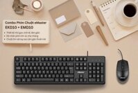 Combo kb+ mouse Emaster EKD10 usb chính hãng