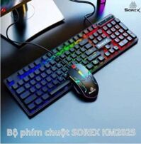 Combo KB + mouse Sorex KM2025 usb Màu Đen