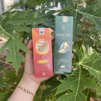 Combo kem bơ và serum saffron 7 day olic - Dưỡng Da Chuyên Sâu