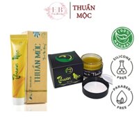 Combo kem bôi da Thuần Mộc 16gr  Cao lá bôi da Thuần Mộc 30gr tái tạo dưỡng ẩm da - Combo 2 món