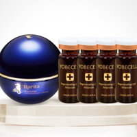 Combo Kem Cá Ngựa La Rarita & Tinh chất Tế Bào Gốc Căng Bóng Da YOBE - Yobe 365