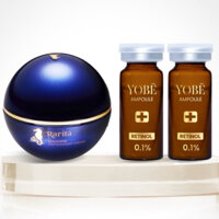 Combo Kem Cá Ngựa La Rarita & 2 Tinh chất Retinol Mờ Thâm Nám YOBE - Yobe 365
