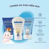 Combo Kem Chàm Sữa + Kem Dịu Da + Kem Dưỡng Ẩm Cho Bé Kutieskin