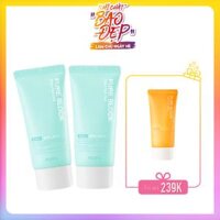 Combo Kem Chống Nắng Cấp Ẩm A'PIEU PURE BLOCK AQUA SUN GEL SPF50+/PA+++ (3pc)