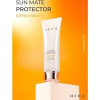 COMBO Kem chống nắng Hera Sun mate protector SPF50+ PA+++ 50ml + son dưỡng không màu TONYMOLY