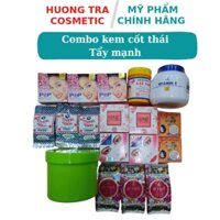 Combo kem cốt thái tẩy mạnh dưỡng trắng body