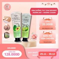 Combo Kem dưỡng da tay Hàn Quốc hương Chanh+Bơ Kawilnara