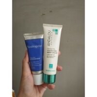 combo kem dưỡng đêm chống lão hóa Andalou naturals + Neutrogena Ageless Intensive Night Cream