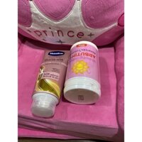 Combo kem dưỡng toàn Abutine hồng  500g và Vaseline hồng  chống nắng 330ml