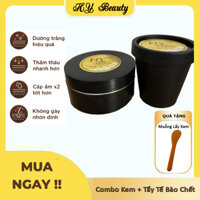 Combo Kem Dưỡng Trắng Da Body HY Beauty [Siêu Trắng Nhanh] 150Gr và Tẩy Tế Bào Chết Cafe Sữa Dừa
