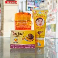 Combo kem giúp mờ các dấu hiệu lão hóa da + sữa rửa mặt ngừa mụn One Today (20g + 50ml)