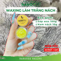 Combo Kem Khử Thâm Nách, Làm Trắng Nách & Sáp Wax Lông Nách NANOCEE [Che Tên Sản Phẩm]