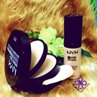 Combo kem nền và phấn phủ Nyx