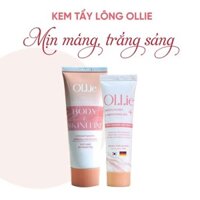 Combo kem tẩy & dưỡng Ollie, dung tích kem tẩy 70g, kem dưỡng 30g