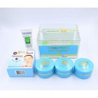 Combo kem trị mụn dưỡng trắng da Yanhee xanh dương Thái Lan