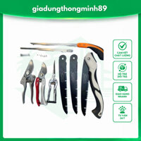 Combo Kéo Cắt Cây Cảnh Bonsai Nhật Bản 6 Món Cao Cấp - Kéo Tỉa, Cắt Cành, Cưa Lách, Cưa Barker