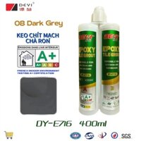 Combo Keo chít mạch, Keo chà ron DEYI E716 400ml + Súng sắt bơm keo