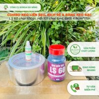 Combo keo hỗ trợ liền sẹo cây LS 60, kích rễ HB-101 và băng keo bạc dán mặt cắt [BSCB-47] - Công cụ Bonsai Đà Nẵng
