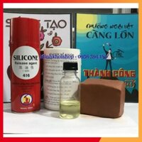 COMBO KEO SILICON ĐỔ KHUÔN{ GIÁ HỦY DIỆT} bộ sản phẩm gồm keo silicon đổ khuôn, xịt tách khuôn, đất sét giá rẻ nhất