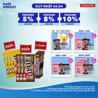 Combo Kẹo Sô Cô La Snickers, M&M's Sữa, M&M's Đậu Phộng