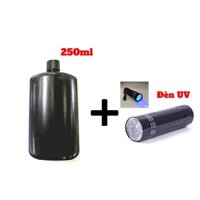 Combo Keo UV Dán Kính 250ml Kèm Đèn Sấy Keo UV