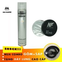 Combo Keo Vuốt Tóc Butterfly Shadow 320ml + Sáp Vuốt Tóc NF, Tặng Dây Lưng Cao Cấp