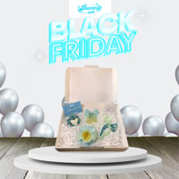 Combo Kẹp Tóc Nơ Bướm 4 Món Xanh Dương Bunny