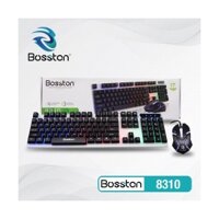 Combo Keyboard + Mouse BOSSTON 8310 Black LED Chính hãng