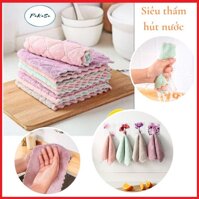 Combo Khăn Lau Đa Năng 2 Mặt Siêu Thấm , Khăn Lau Bếp , Khăn Lau Kính , Khăn Lau Chén Bát , Khăn Lau Tay , Khăn Lau Ô Tô PaKaSa  - Combo 5