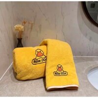 COMBO KHĂN MẶT VÀ KHĂN TẮM VỊT VÀNG