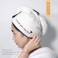 Combo khăn quấn tóc khô siêu tốc