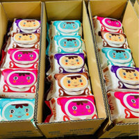 Combo khăn ướt 30 bịch khăn ướt Villa 600gram an toàn cho bé, không mùi, không paraben, 100 tờ, khổ to