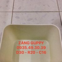 Combo Khay nhựa ép cá 7 lít, nuôi cá con