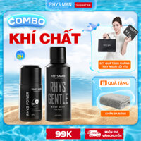 Combo Khí Chất -  Lăn khử mùi nam 50ml & Body mist nam 120ml RHYS MAN