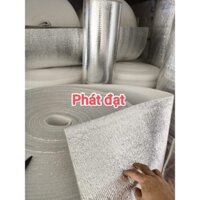 Combo khổ cao 1m x dài 5m x dày 10li cách nhiệt chống nóng phủ 1 mặt bạc dùng để làm giảm nhiệt độ mái nhà, tôn, xưởng.