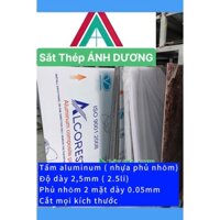 (Combo khổ lớn) Tấm Alu màu trắng sữa 60x60, 60x120