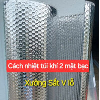 combo (khổ rộng 1,05m và khổ rộng 1,5m x Dài 15m đến 30m) Tấm cách nhiệt chống nóng mái tôn 2 mặt bạc