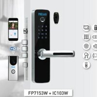 Combo khóa điện tử, chuông cửa PHGLock FP7153WG IC103W
