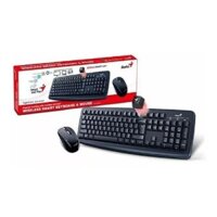 Combo không dây Keyboard + Mouse GENIUS KM-8100 Chính hãng (Có pin, 1xAAA, 1xAA, Công tắc chuột)