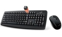Combo không dây Keyboard + Mouse GENIUS KM-8100 Chính hãng (Có pin, 1xAAA, 1xAA, Công tắc chuột)