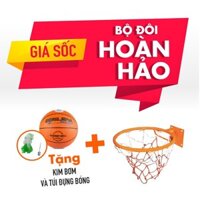 Combo Khung Vành bóng rổ + quả bóng rổ Prostar cao cấp đủ kích cỡ + quả bóng rổ số 3,5,6,7 vành bóng rổ