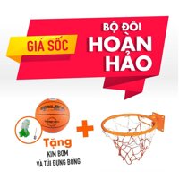 Combo Khung Vành bóng rổ  quả bóng rổ Prostar cao cấp đủ kích cỡ  quả bóng rổ số 3,5,6,7 vành bóng rổ - Bóng số 5 khung 35