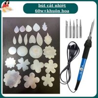 combo khuôn hoa+bút cắt nhiệt cho ngành may