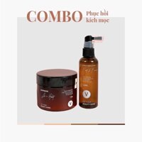 Combo kich mọc tóc dày dặn , phục hồi hư tổn  vyvyhaircare