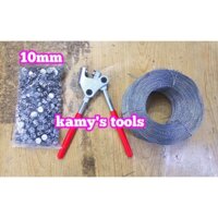 Combo kìm bấm chì, hạt chì, dây chì mềm niêm phong