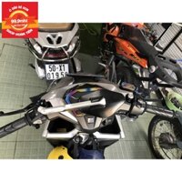 Combo Kính Chiếu Hậu Gương Xe Máy Rizoma Elisse Chế Xoay 360 Bên Trái + Ốc Chân Gương Salaya Inox 304 Bên Phải