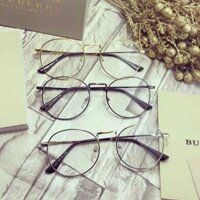 COMBO kính ngố tròn gọng đen